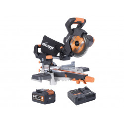 R185SMS-Li EXT Sliding Mitre Saw 18V 1 x 4.0Ah Li-ion