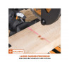 R185SMS+ 185mm Multi-Material Sliding Mitre Saw 1200W 240V