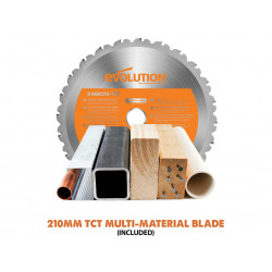 R210SMS+ Pro Multi-Material Sliding Mitre Saw 210mm 1500W 240V