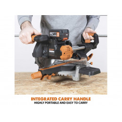 R185SMS-Li EXT Sliding Mitre Saw 18V Bare Unit