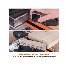 R210SMS+ Pro Multi-Material Sliding Mitre Saw 210mm 1500W 110V