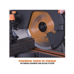 R210SMS+ Pro Multi-Material Sliding Mitre Saw 210mm 1500W 240V