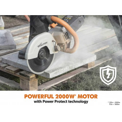 R230DCT 230mm Disc Cutter + Blade 2000W 240V