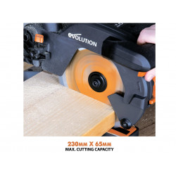 R210SMS+ Pro Multi-Material Sliding Mitre Saw 210mm 1500W 110V