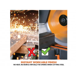 R210SMS+ Pro Multi-Material Sliding Mitre Saw 210mm 1500W 240V