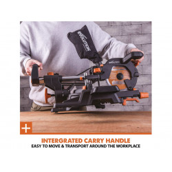 R210SMS-300+ Pro Multi-Material Sliding Mitre Saw 210mm 1500W 110V