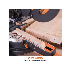 R210SMS+ Pro Multi-Material Sliding Mitre Saw 210mm 1500W 110V