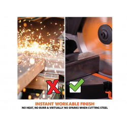 R255SMS+ Pro Multi-Material Sliding Mitre Saw 255mm 2000W 240V