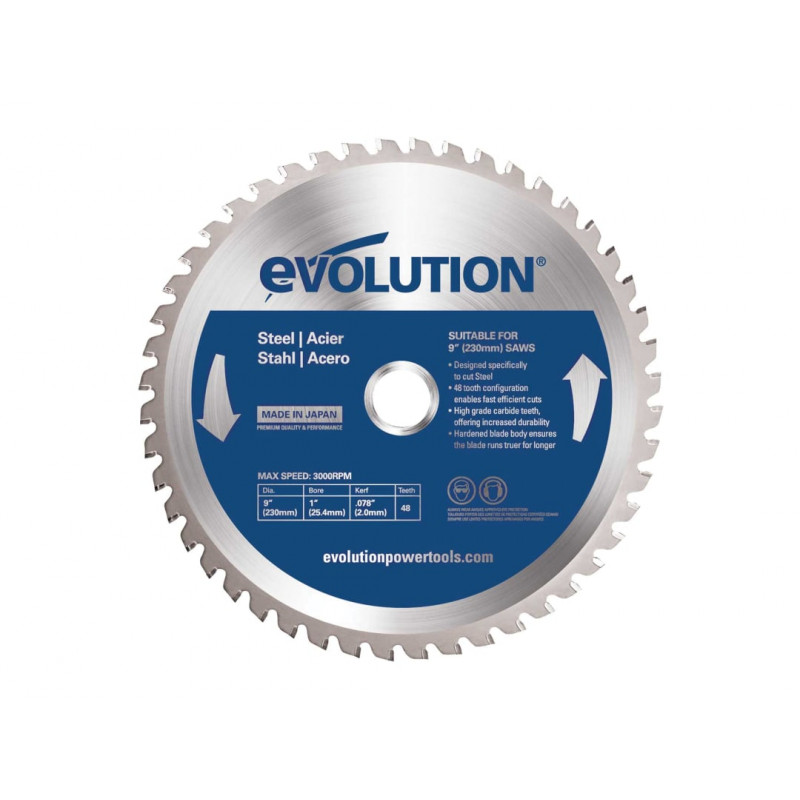 Mild Steel Cutting Circular Saw Blade 230 x 25.4mm x 48T Mild Steel Cutting Circular Saw Blade 230 x 25.4mm x 48T