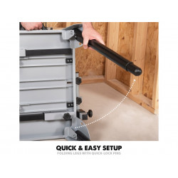 Chop Saw Stand with Universal Fittings
