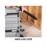 Chop Saw Stand with Universal Fittings