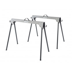 Metal Folding Sawhorse Stand (Twin Pack)