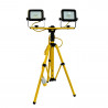 Connexion 10914 LED Telescopic Dual-Head Tripod Uplight IP44 3600 Lumens (110V)