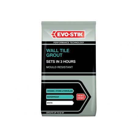 Wall Tile Grout Mould Resistant White 500g