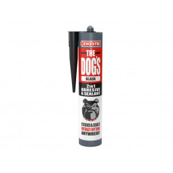 The Dog's Multipurpose Adhesive & Sealant  Black 290ml