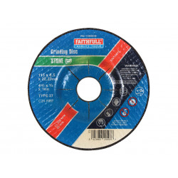 Depressed Centre Stone Grinding Disc 115 x 6 x 22.23mm