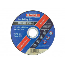 Inox Cutting Disc 125 x 1.2 x 22.23mm