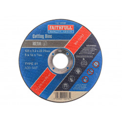 Metal Cut Off Disc 125 x 3.2 x 22.23mm