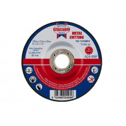 Depressed Centre Metal Cutting Disc 125 x 3.2 x 22.23mm