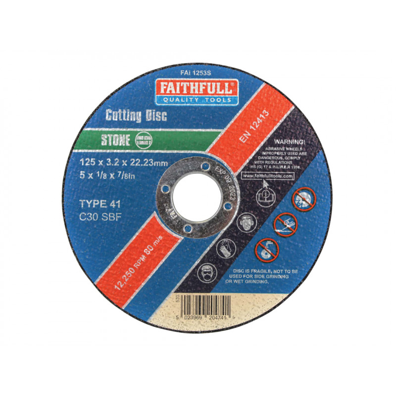Stone Cut Off Disc 125 x 3.2 x 22.23mm