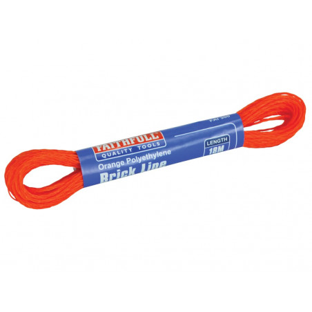300 Polyethylene Brick Line 18m (59ft) Orange (Box 12)