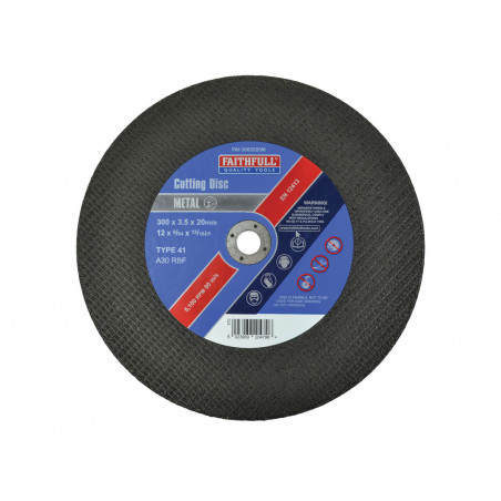 Metal Cut Off Disc 300 x 3.5 x 20mm