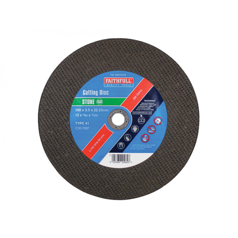 Stone Cut Off Disc 300 x 3.5 x 22.23mm Stone Cut Off Disc 300 x 3.5 x 22.23mm