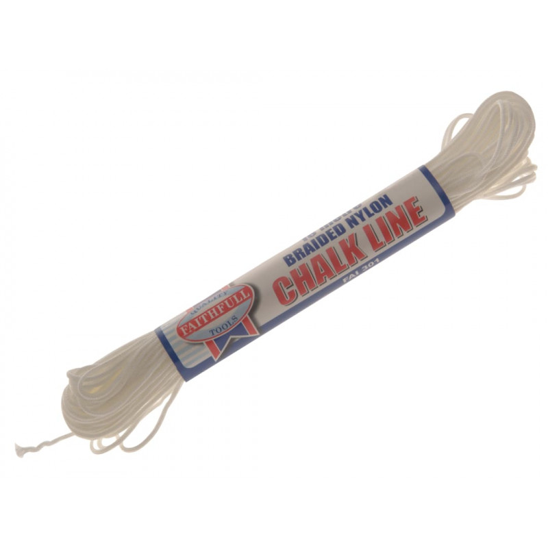 301 Braided Nylon Chalk Line 18m (Box 12) 301 Braided Nylon Chalk Line 18m (Box 12)