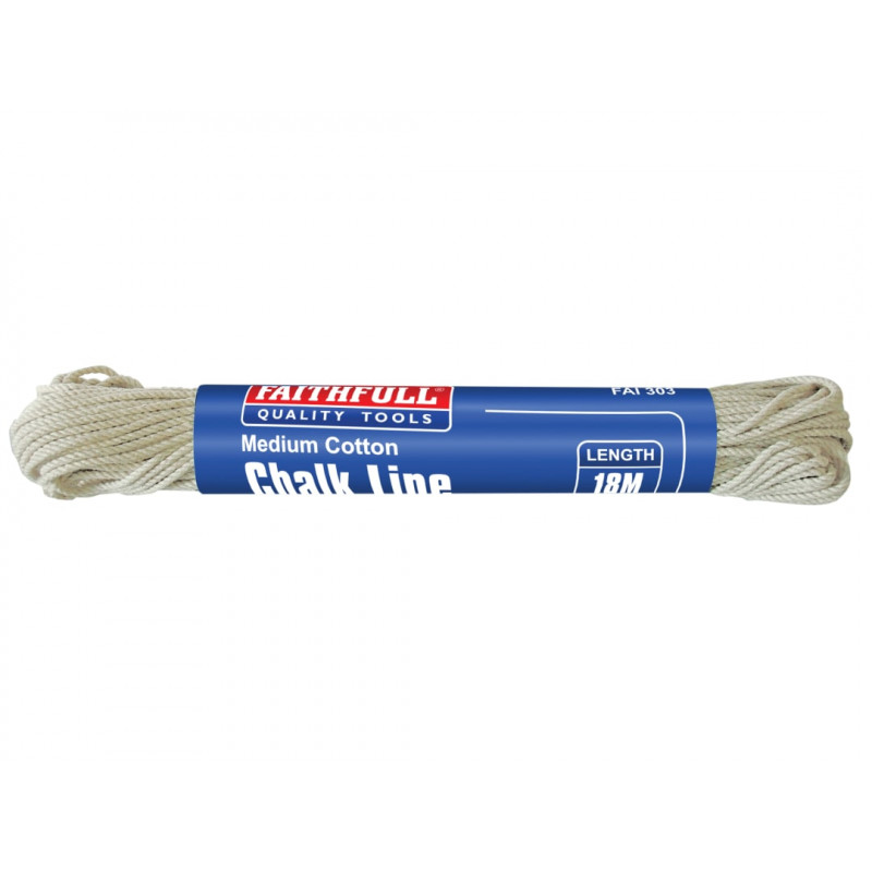 303 Medium Cotton Chalk Line 18m (Box 12) 303 Medium Cotton Chalk Line 18m (Box 12)