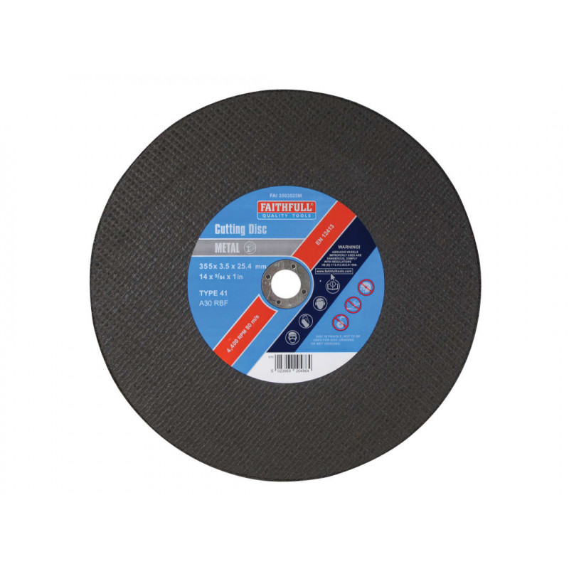 Metal Cut Off Disc 355 x 3.5 x 25.4mm Metal Cut Off Disc 355 x 3.5 x 25.4mm