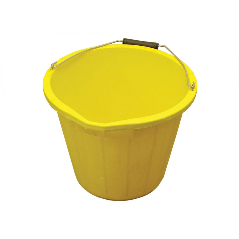 Heavy-Duty Bucket 14 litre (3 gallon) - Yellow Heavy-Duty Bucket 14 litre (3 gallon) - Yellow