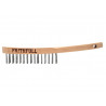 Lightweight Scratch Brush, Four Row