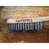 Lightweight Scratch Brush with Scraper, Four Row