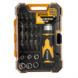 XTrade X0900076 Ratchet Bit Driver & Socket Set (23 Piece)