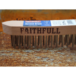 Lightweight Scratch Brush, Three Row