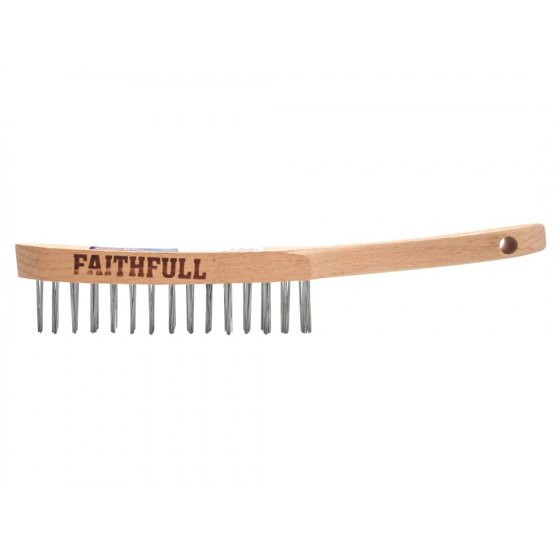 Heavy-Duty Scratch Brush, Two Row Heavy-Duty Scratch Brush, Two Row