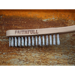 Heavy-Duty Scratch Brush, Two Row