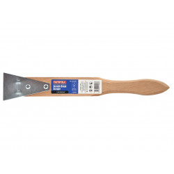 Lightweight Scratch Brush with Scraper, Four Row