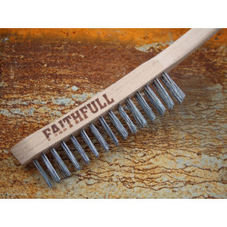Heavy-Duty Scratch Brush, Two Row