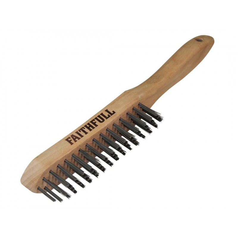 680/4 Heavy-Duty Scratch Brush - 4 Row 680/4 Heavy-Duty Scratch Brush - 4 Row