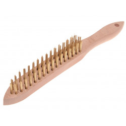 680/B3 Brass Wire Scratch Brush - 3 Row