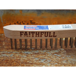 Heavy-Duty Scratch Brush, Two Row
