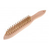 680/B4 Brass Wire Scratch Brush - 4 Row