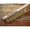 Brass Scratch Brush, Three Row