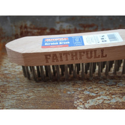 Heavy-Duty Scratch Brush, Four Row