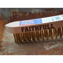 Brass Scratch Brush, Three Row