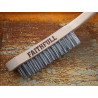 Heavy-Duty Stainless Steel Scratch Brush, 4 Row