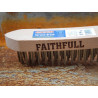 Heavy-Duty Stainless Steel Scratch Brush, 4 Row