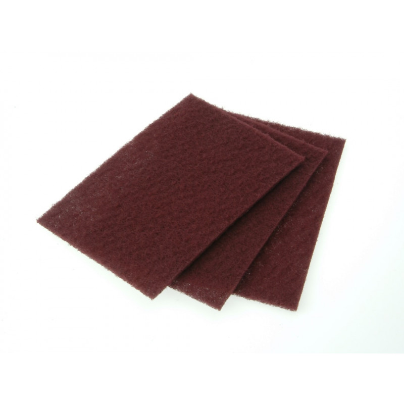 Hand Pad Maroon Very Fine 230 x 150mm (10) Hand Pad Maroon Very Fine 230 x 150mm (10)