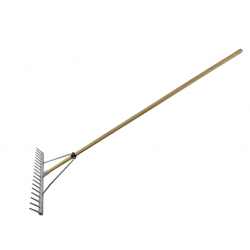 Aluminium Landscape Rake Wooden Handle FSC 100%